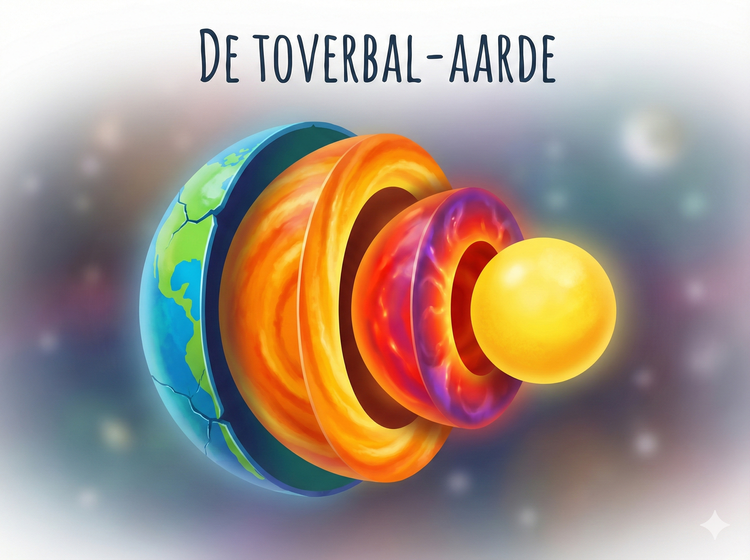 Doorsnede van de aarde